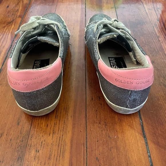 Golden Goose DB Silver Pink Authentic Sneakers - Picture 4 of 8